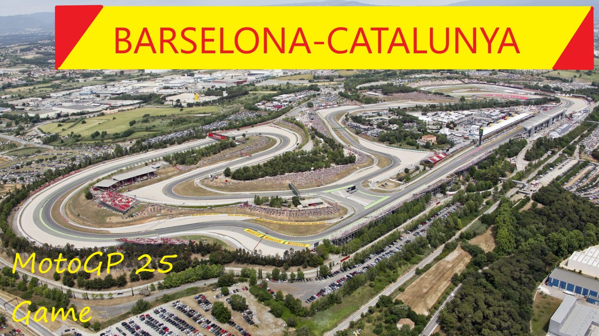 MotoGP 25 Game - Monster Energy Grand Prix Of Catalonia. Мото Гран-при Каталонии.