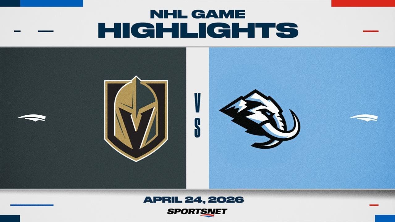 NHL Game 3 Highlights  Golden Knights Vs. Mammoth - April 24 2026