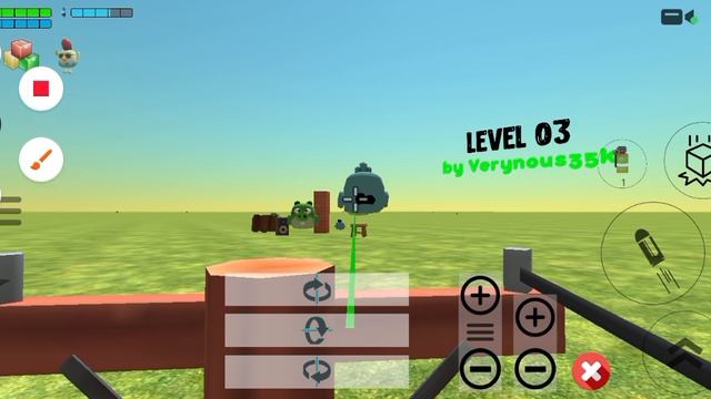 играю в Angry Birds  в Чикен Ган 