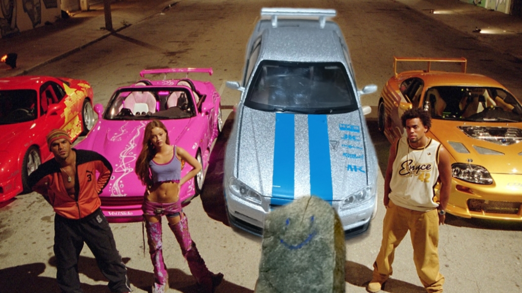 Nissan Skyline R34 и камень Витя