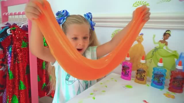 Диана и Рома - веселые истории со слаймами