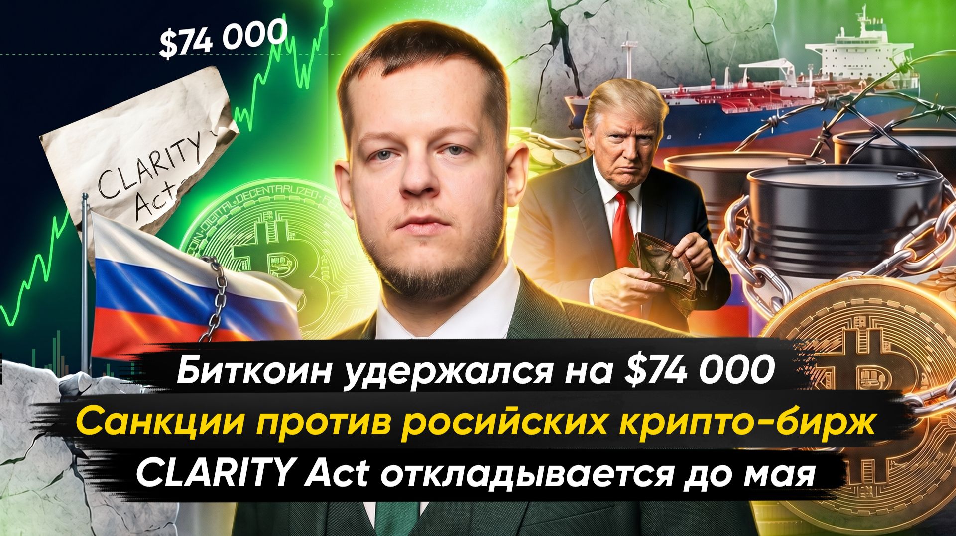 ЕС запретили российские биржи  Крипто-новости с Ильей Сдобниковым