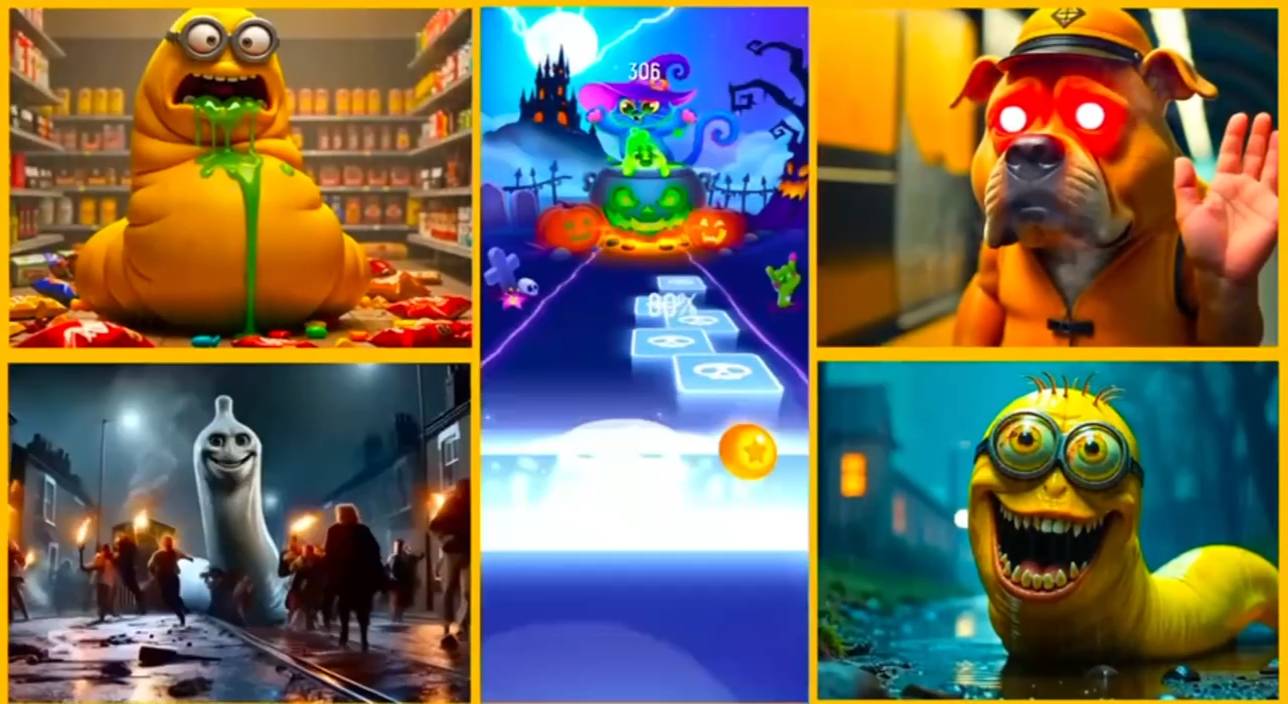 МУЛЬТИКИ и ТАНЦЫ ПЕРСОНАЖЕЙ  МОЛНИЯ МАККУИН МОНСТР против СОНИКА и МИНЬОНА под COFFIN DANCE 