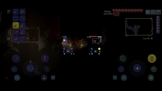 терария битва с глазам Ктулху