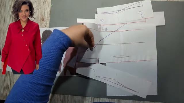 Моделирование. Блузка для разных жизненных случаев. Выкройка  2049.