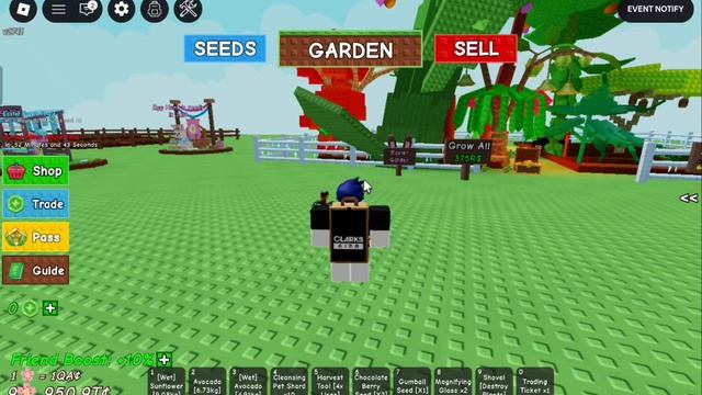 Я ИГРАЮ СВОЮ ДРУГОМ В ROBLOX в вырасти сад :