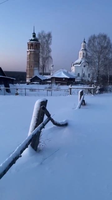 Церковь Николая Чудотворца в селе Сырьяны Кировской области