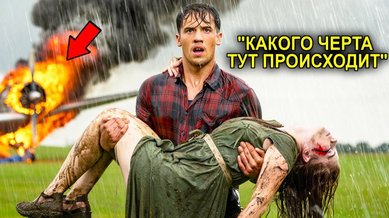 Фермер На Грани Разорения Находит Раненую Пилота Женщину И Узнаёт Что Она  Миллионерша!