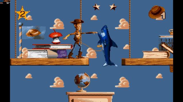 SMD Toy Story 1995 RetroArch - ядро Genesis Plus GX