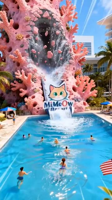 Что случилось в аквапарке Доход на таких видео ссылка в описании Котики нейромульт Мурр коти