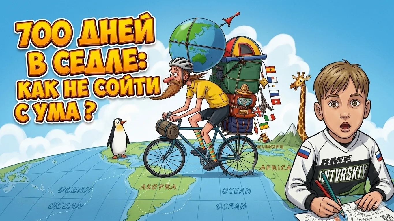 Три кругосветки на двух колёсах: истории которые вдохновляют.