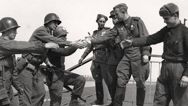 25 апреля - встреча на реке Эльбе  ГУУ