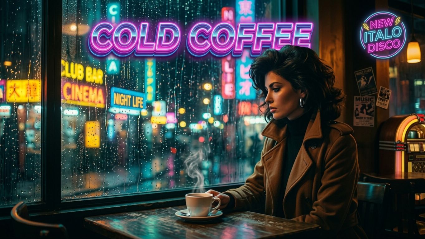 80s Eurodisco Hits Style: Cold Coffee  New Italo Disco  Synthpop AI Video