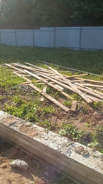 разбор опалубки фундамента