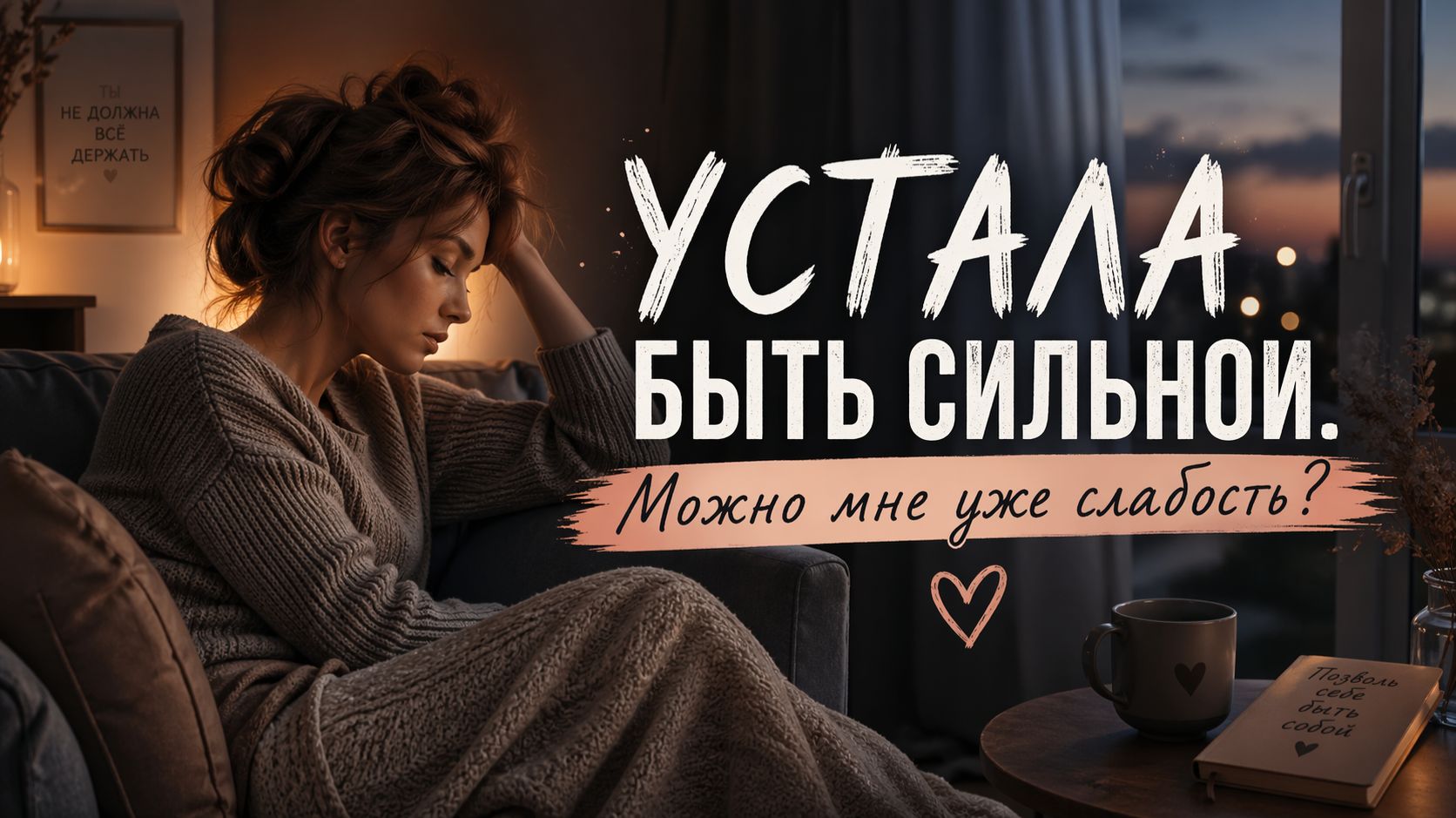 Устала быть сильной. Можно мне уже слабость?