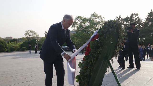 В.Володин почтил память солдат Красной армии сражавшихся за освобождение Кореи 25 апреля 2026 года