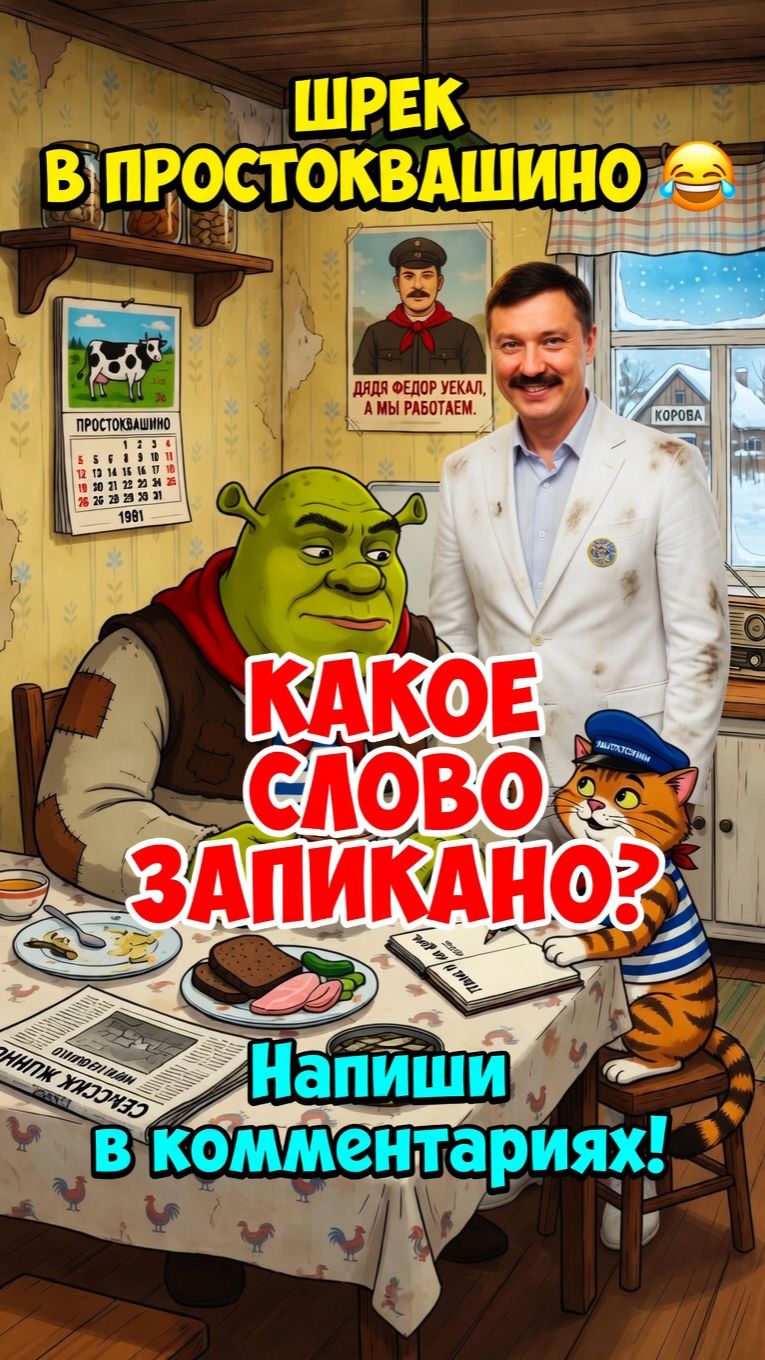 Шрек в Простоквашино! 