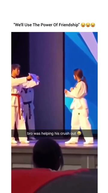 Парень решил помочь нравящейся ему девушке на соревнованиях