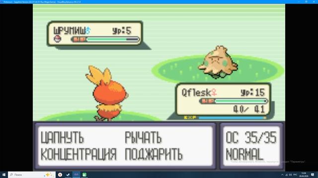 видео игры в Pokemon GBA. Часть 2.