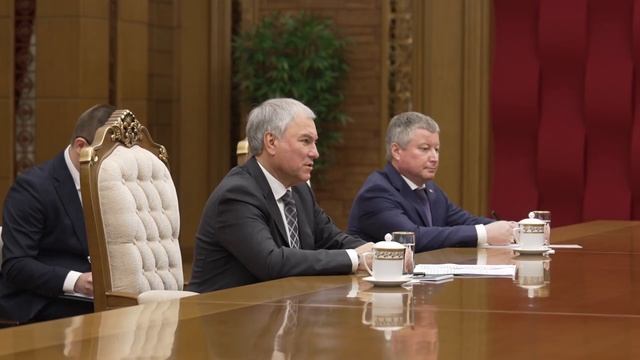 Состоялась встреча с Председателем Государственных дел Корейской Народно-Демократической Республики