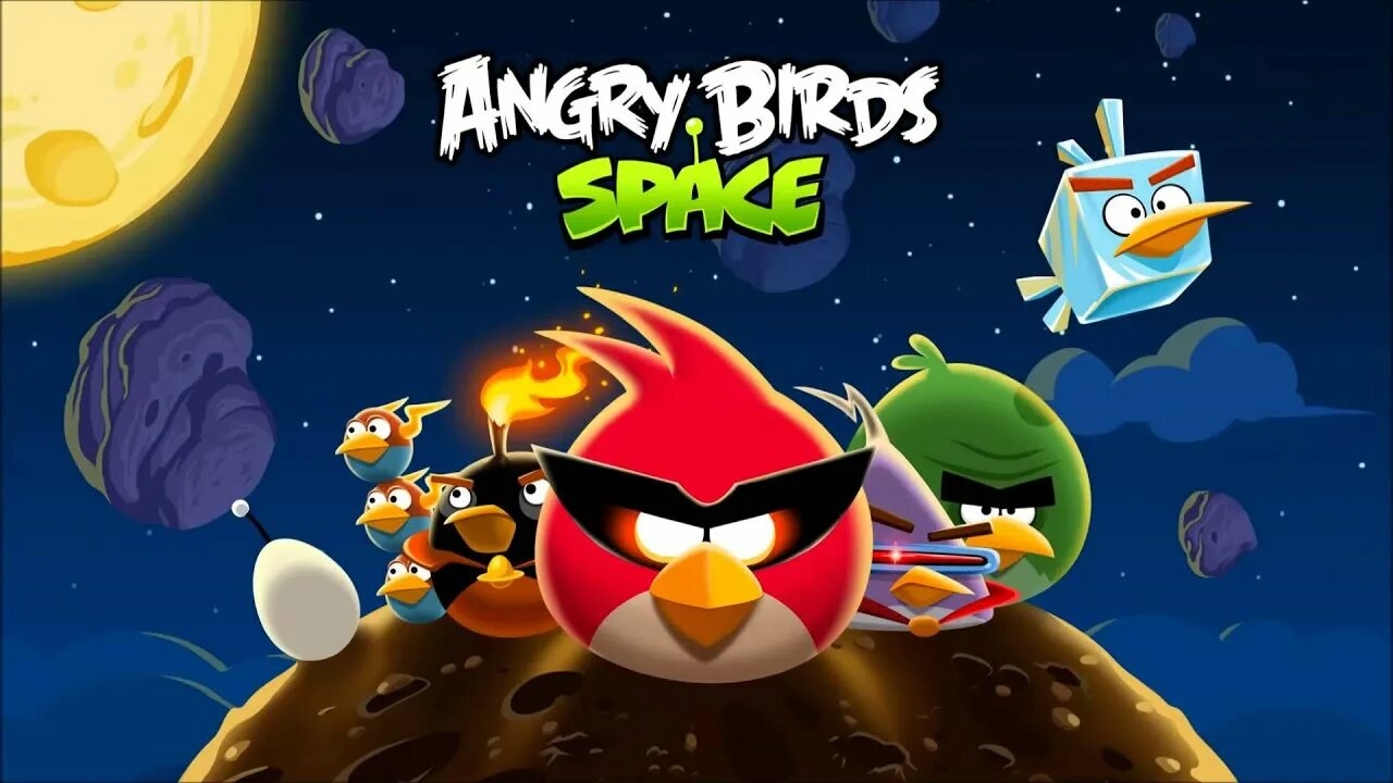Angry Birds Space 2012 IOS - Часть 12: Опасная зона  Прохождение без комментариев