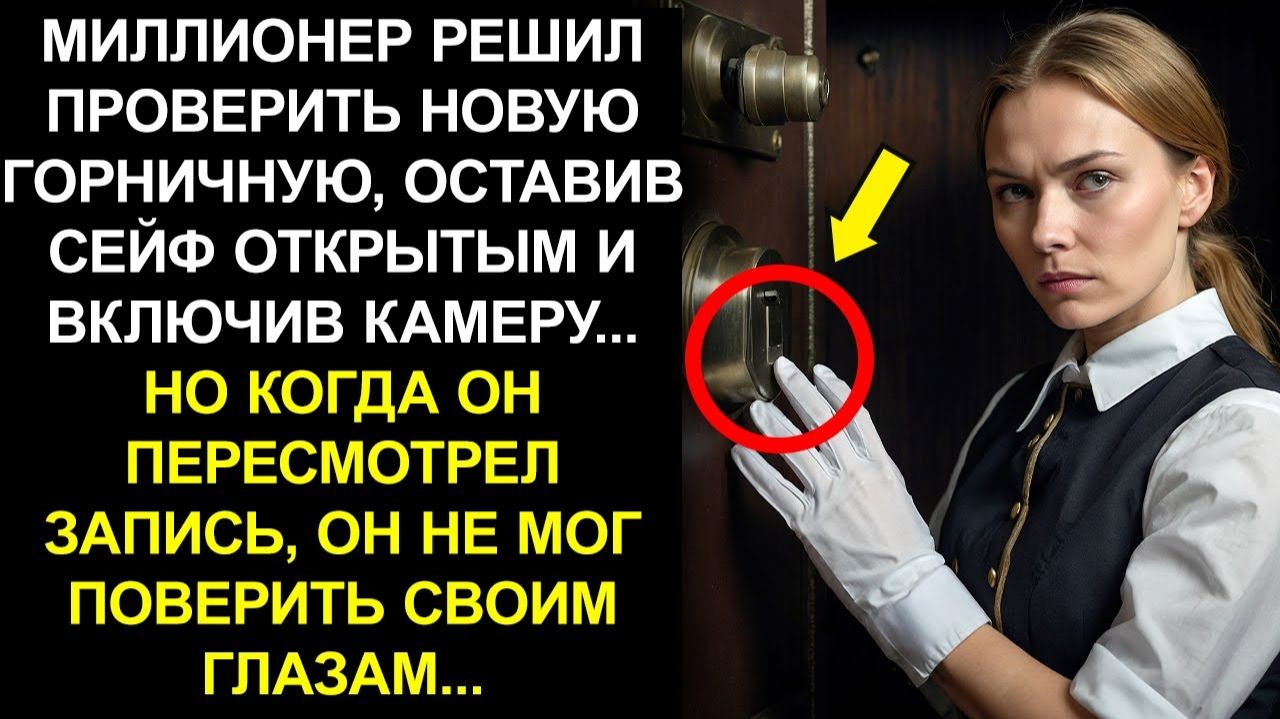 МИЛЛИОНЕР РЕШИЛ ПРОВЕРИТЬ НОВУЮ ГОРНИЧНУЮ ОСТАВИВ СЕЙФ ОТКРЫТЫМ И ВКЛЮЧИВ КАМЕРУ... НО КОГДА ОН...