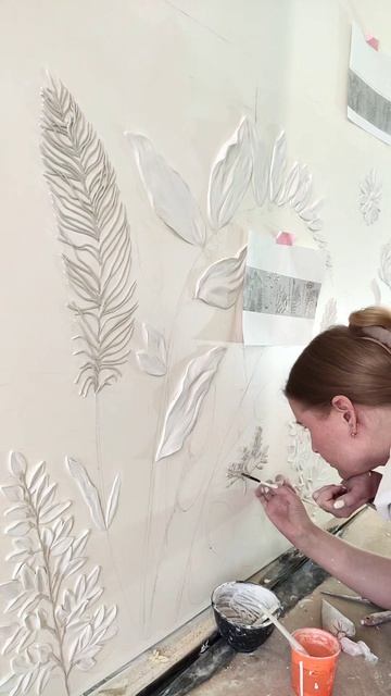 Барельеф в процессе
