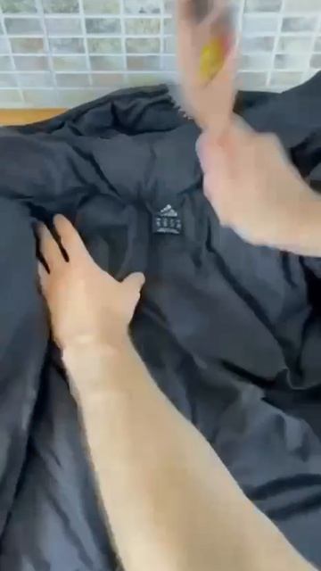  Как разбить комки пуха после стирки