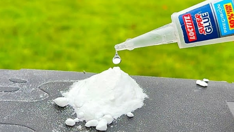 Супер Клей и пищевая сода! Налейте клей на пищевую соду и Поразитесь Результатам