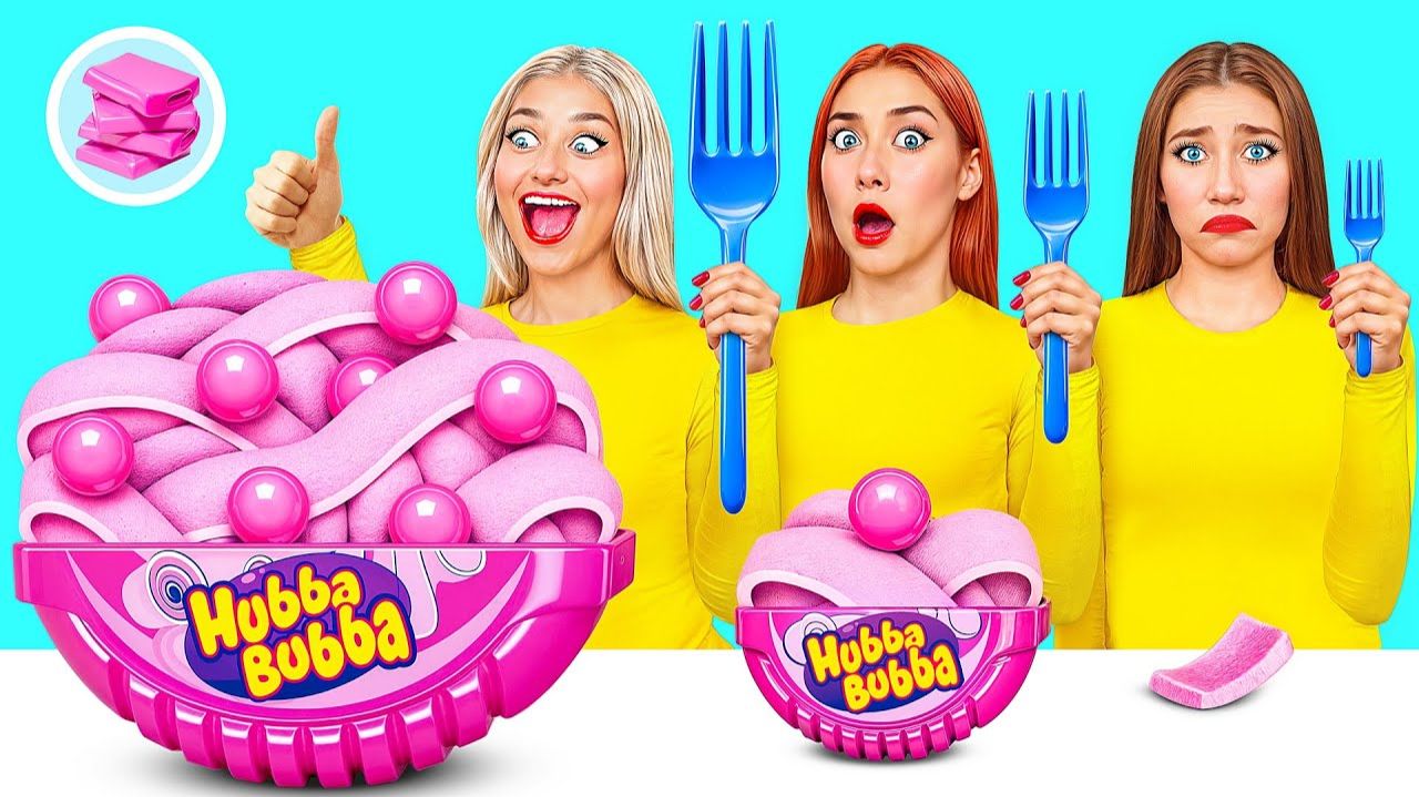 Большая Средняя или Маленькая Тарелка Челлендж  Потрясающие Кухонные Лайфхаки Bubba DO Challenge