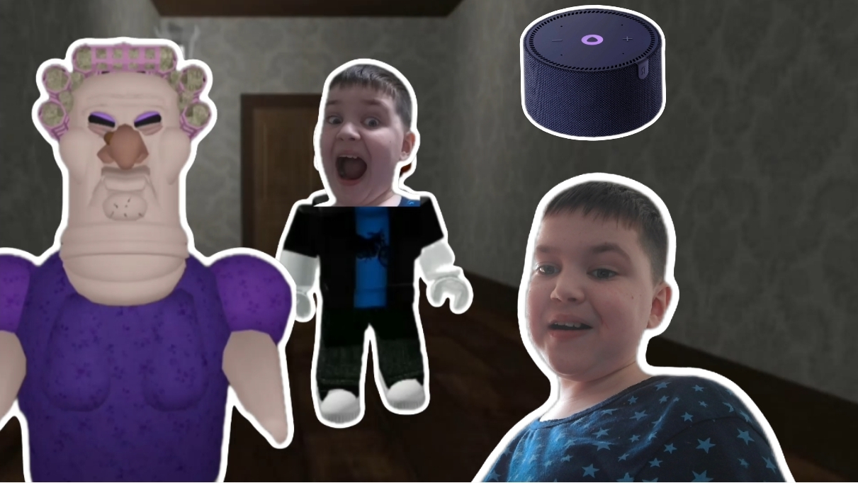 Побег от злой Бабки в роблокс с алисой