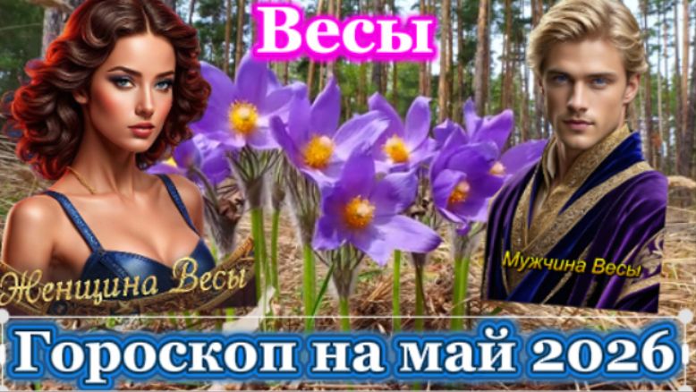 Весы! Гороскоп на май 2026 года!
