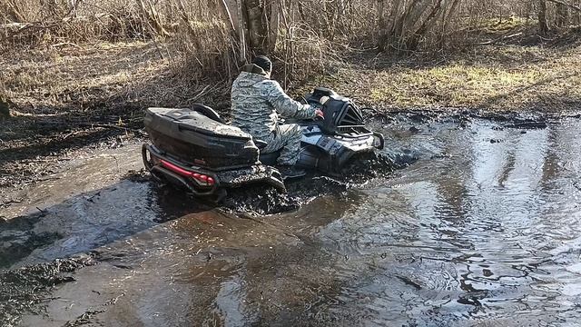 литровый Loncin Mud засел не много.