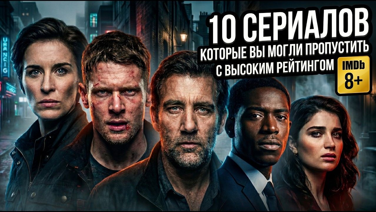 10 СЕРИАЛОВ С ВЫСОКИМ РЕЙТИНГОМ, КОТОРЫЕ ВЫ МОГЛИ ПРОПУСТИТЬ