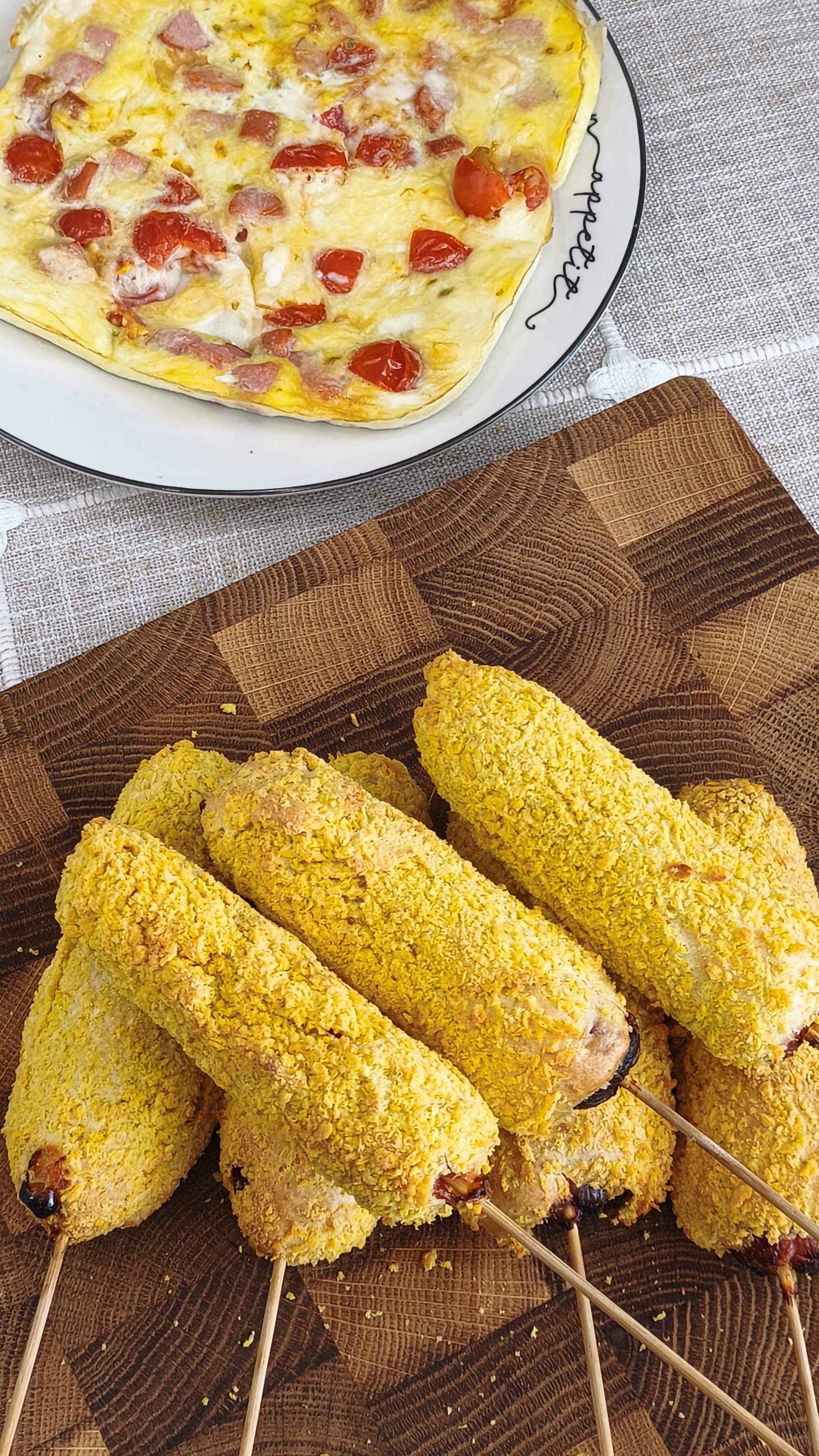 Хрустящие корн доги🌭
