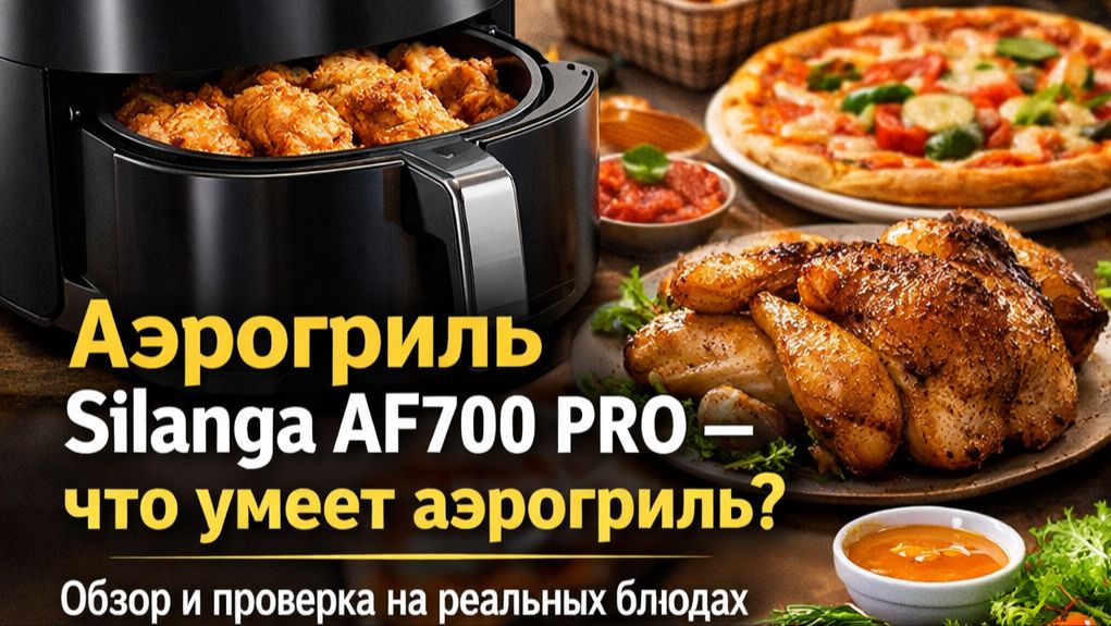Аэрогриль Silanga AF700 PRO: обзор перед покупкой — все что нужно знать