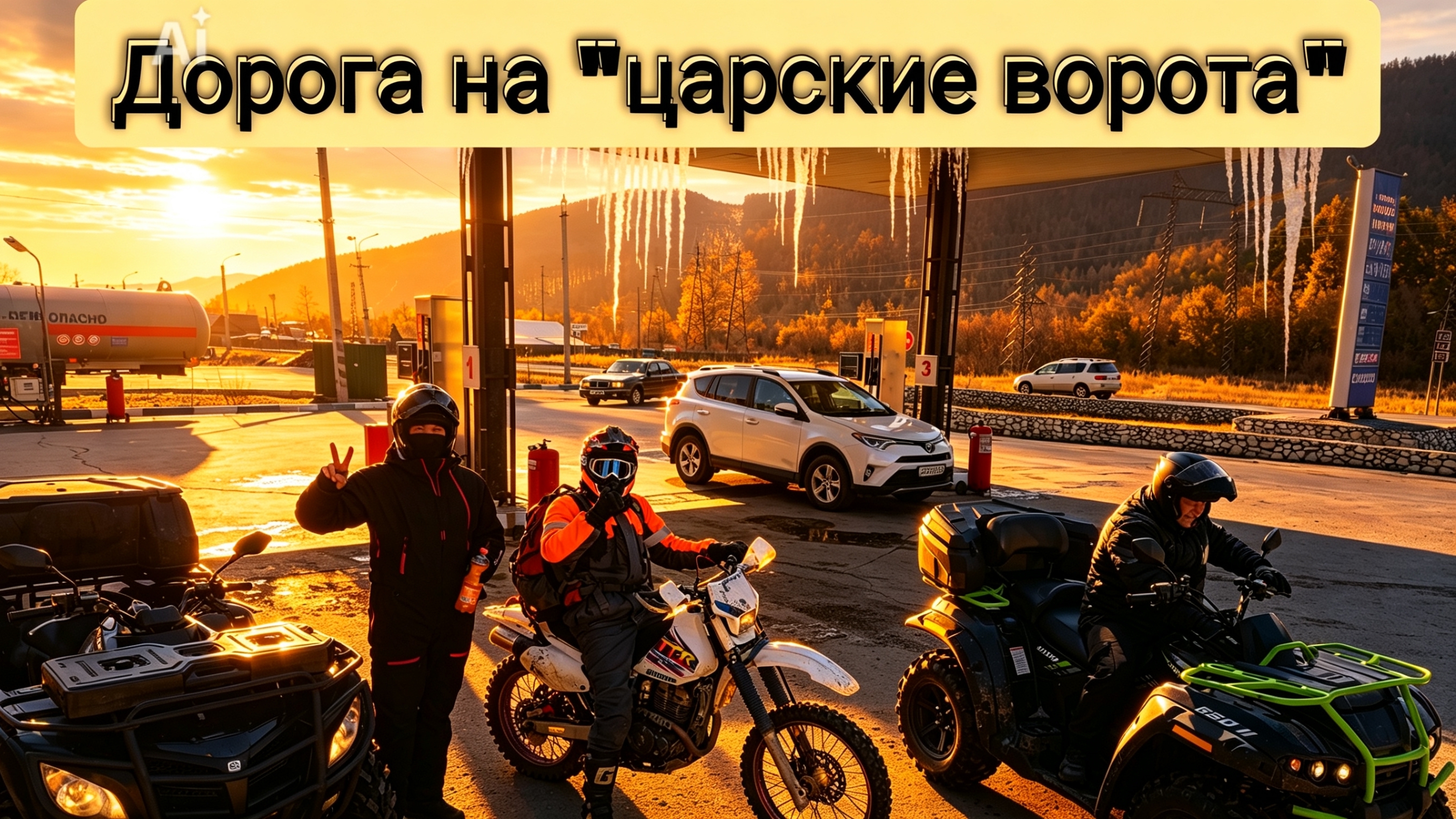 попытка добраться до царских ворот на квадриках, такого мы точно не ожидали!