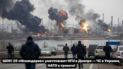 29 Iskander Missiles Hit An Oil Refinery In Dnipro – Ukraine Declares A State Of Emergency, NATO