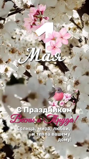 С 1 мая.С днём труда!