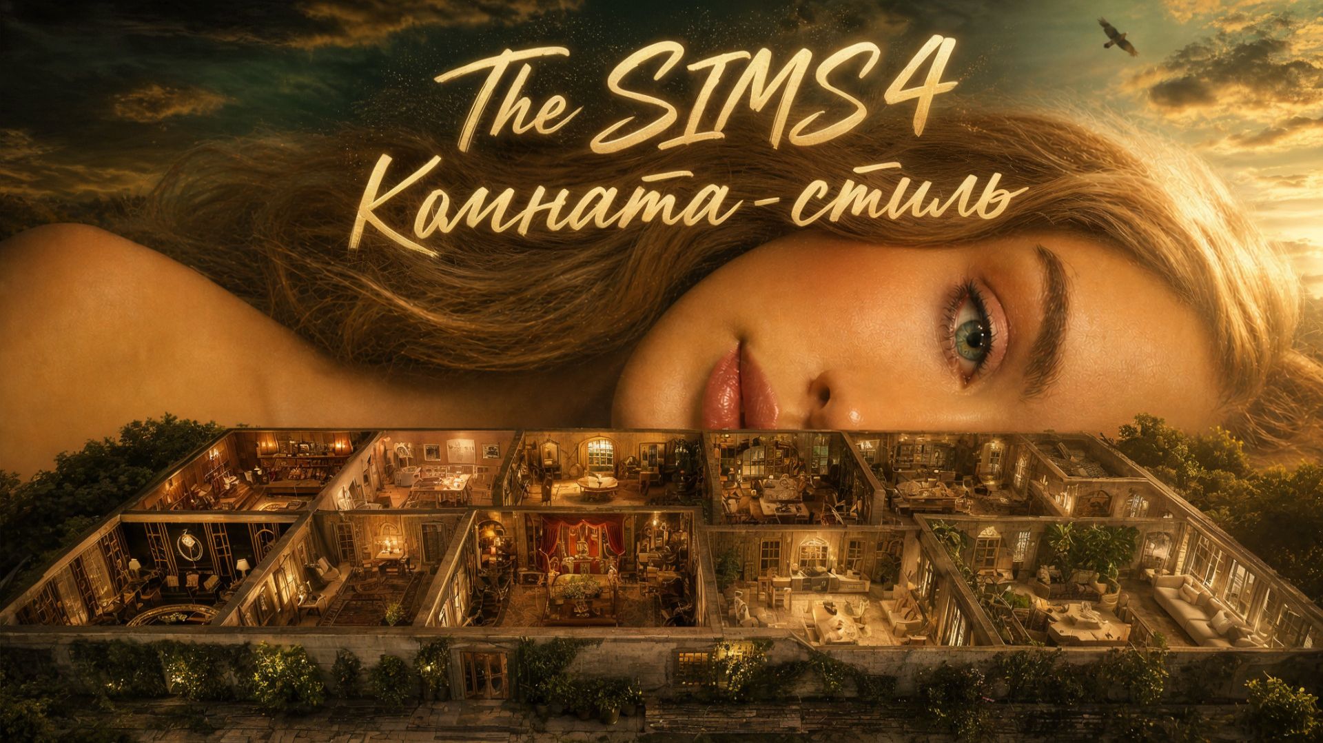 РАЗНЫЕ СТИЛИ В КАЖДОЙ КОМНАТЕ 🏮 РАНДОМ ЧЕЛЛЕНДЖ 🤪 В THE SIMS 4