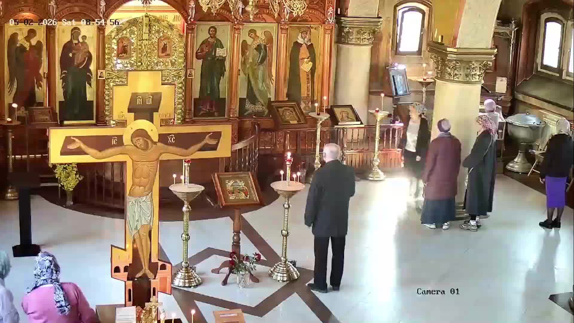Божественная литургия.  Заупокойная лития. 02.05.2026г. 9 00.