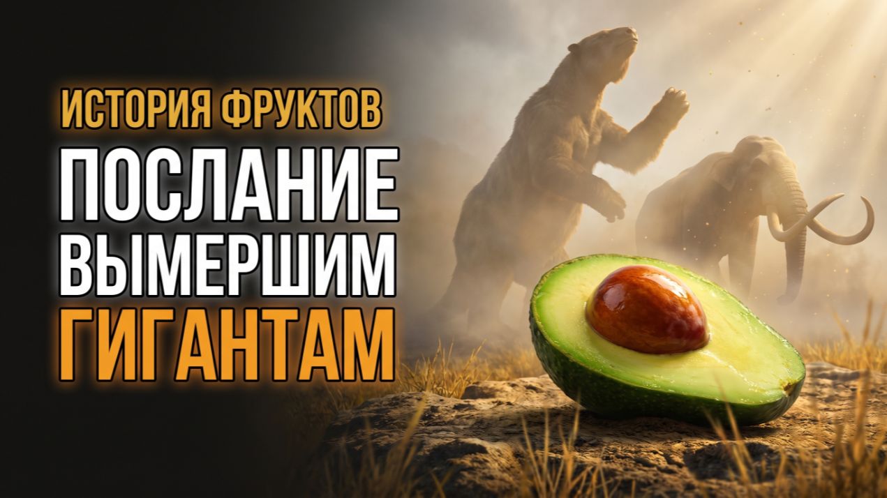 ИСТОРИЯ ФРУКТОВ: 🥑 Авокадо ждёт мамонта уже 13 000 лет?