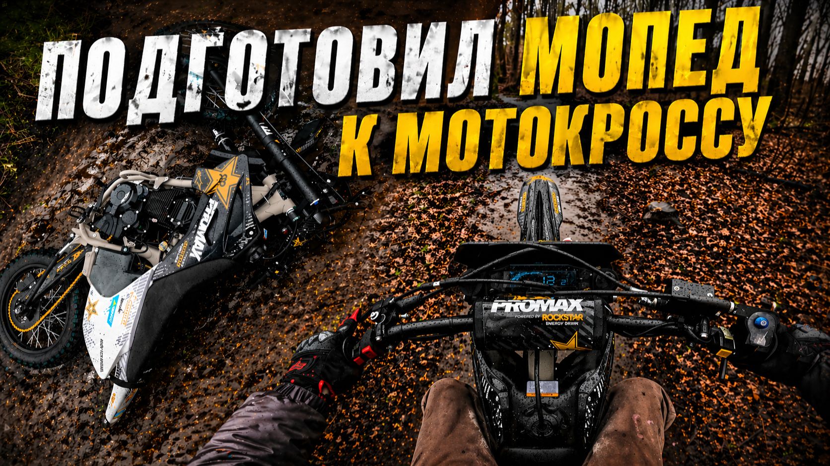 ПОЛНОСТЬЮ РАЗОБРАЛ СВОЙ НОВЕНЬКИЙ МОПЕД PROMAX MX280