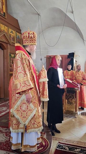 Слово зам.председателя Фонда Арх. Михаила Н. Корневой в храме Архангела Михаила в Гавриловом Посаде