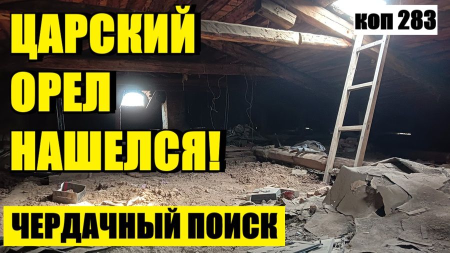ТАКОЕ ПОПАДАЕТСЯ НЕЧАСТО! РЕДКАЯ НАХОДКА НА СТАРОМ ЧЕРДАКЕ.  коп 283