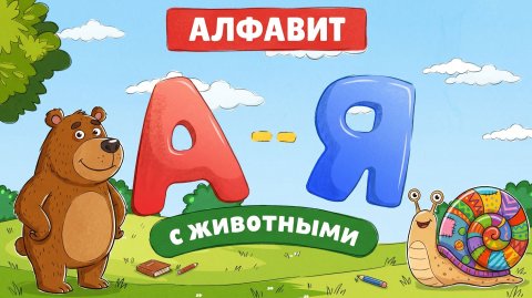 АЛФАВИТ ДЛЯ ДЕТЕЙ, АЗБУКА С ЖИВОТНЫМИ, РАЗВИВАЮЩИЙ МУЛЬТИК, РАЗВИВАШКА ДЛЯ ДЕТЕЙ, МУЛЬТИК ПЕСНЯ
