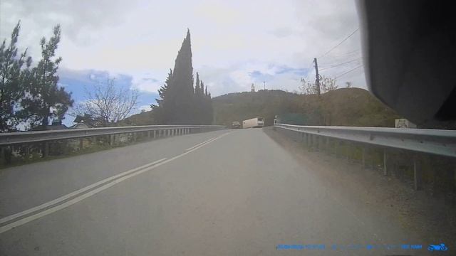 Серпантин на мото. С регистратора