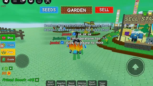 Admin Abuse Grow A Garden Roblox!