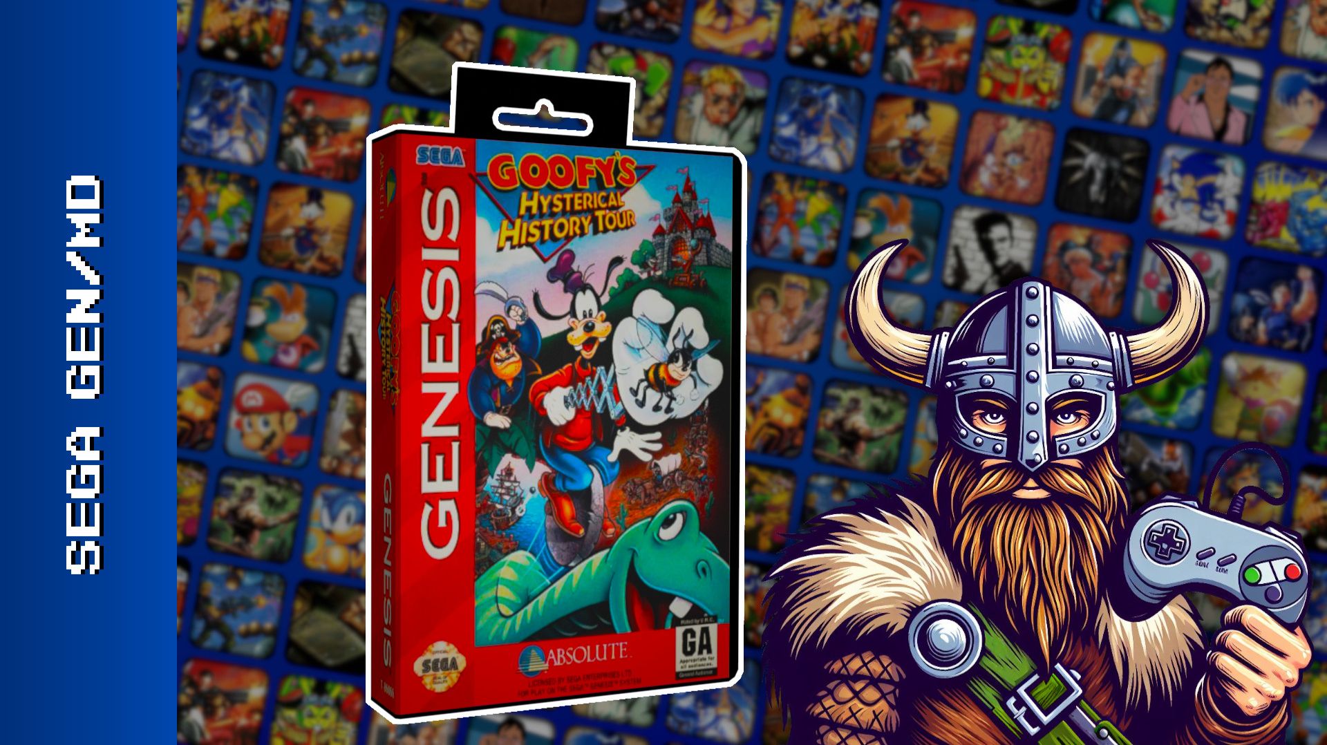 Goofy’s Hysterical History Tour [Sega Gen/MD] | Прохождение (Играем-вспоминаем)