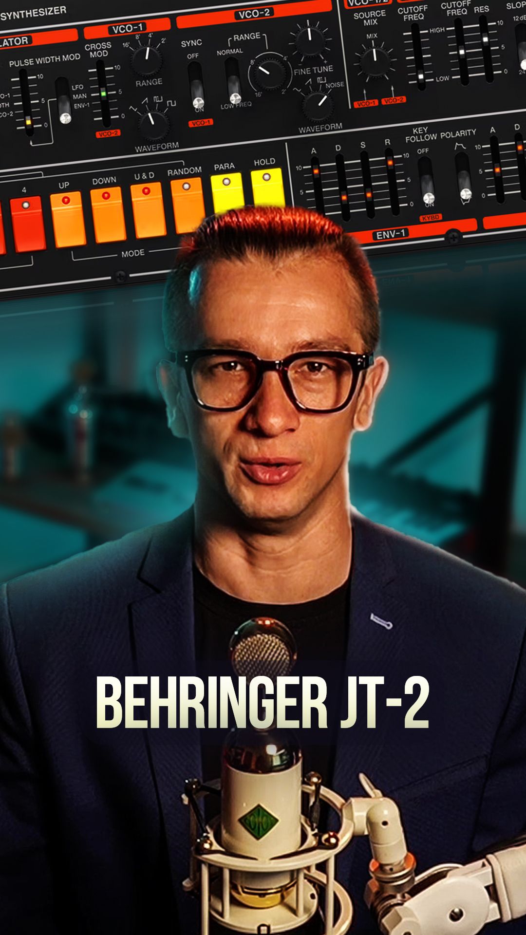 Behringer JT-2 — компактный аналоговый синт, вдохновлённый Roland Jupiter-8